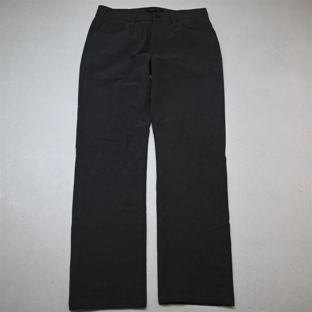 34 Heritage 32x30 Gray Stretch Knit Courage Mid Rise Straight Mens Jeans